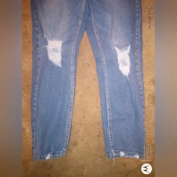 Nobo High Rise Button Up Distressed Skinny Jeans sz 15 - Picture 7 of 7